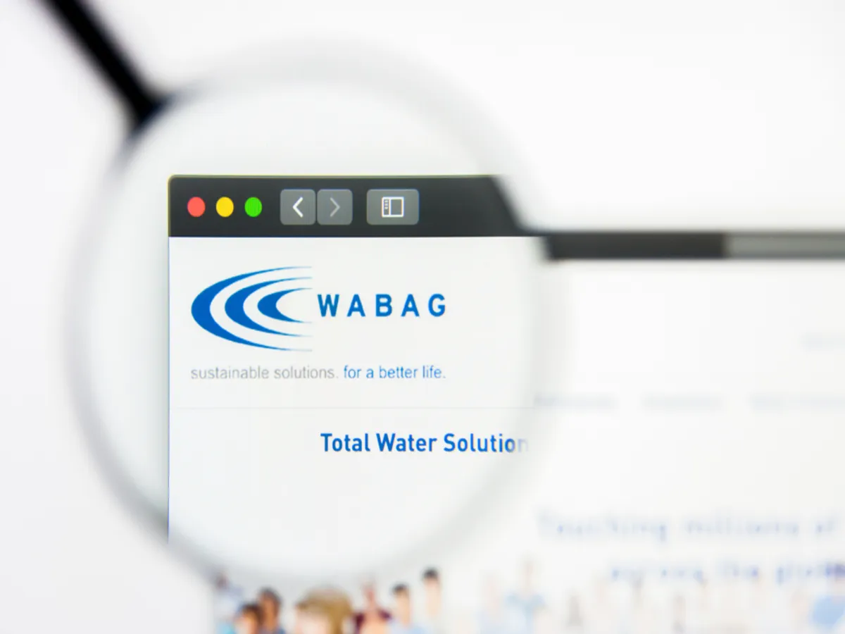 Va Tech Wabag stock jumps 9% as firm signs non-binding term sheet. | Image: Shutterstock 