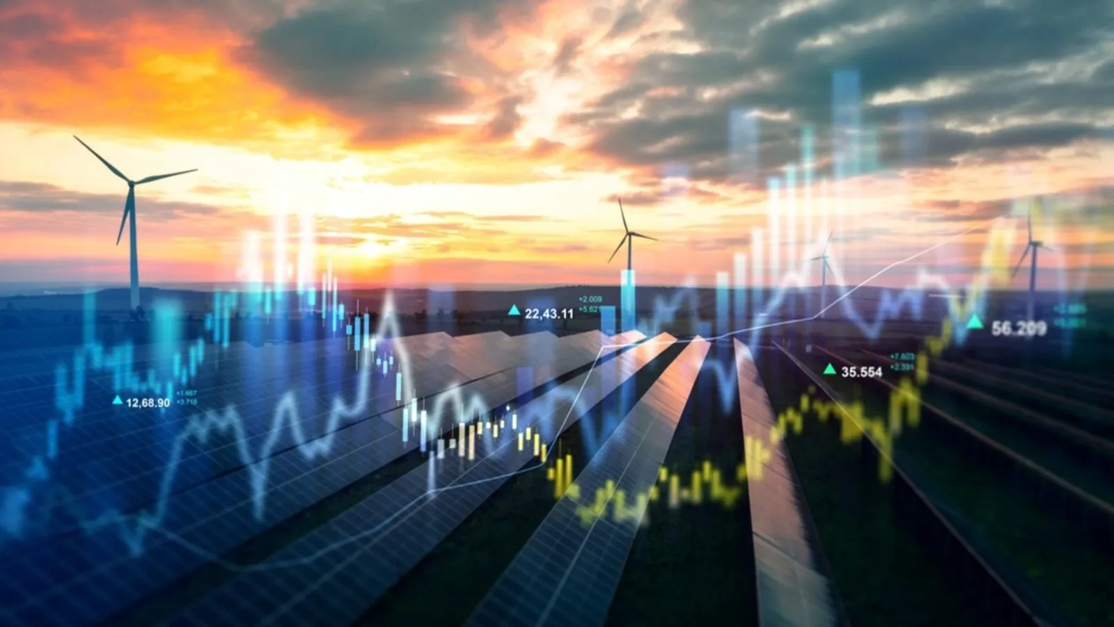 Shares of Adani Green and NTPC Green were down 1.5% and 0.18%, respectively.