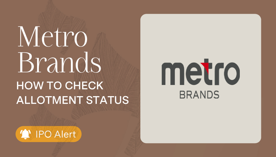 How to check allotment status of Metro Brands IPO