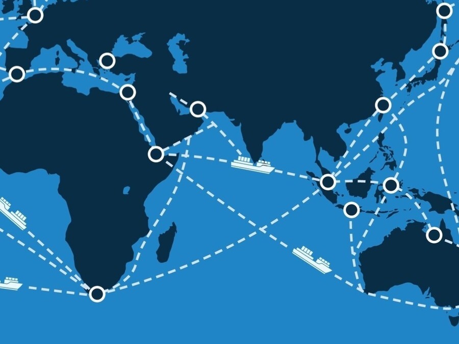5 busiest trade routes in the world