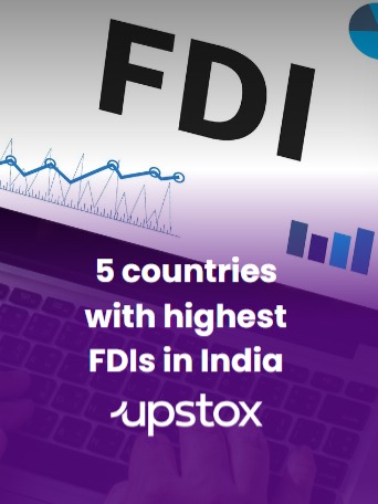 5 countries with highest FDIs in India