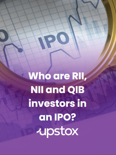 Who are RII, NII and QIB investors in an IPO?