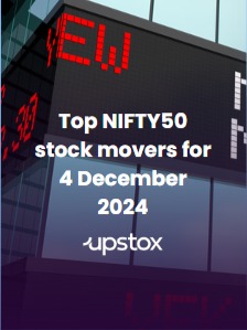 Top NIFTY50 stock movers for 4 December 2024