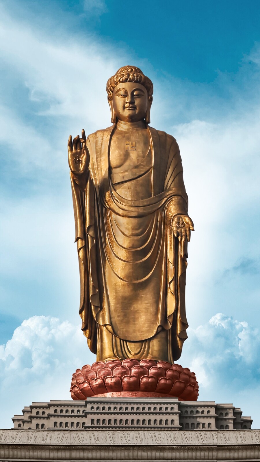 Spring Temple Buddha