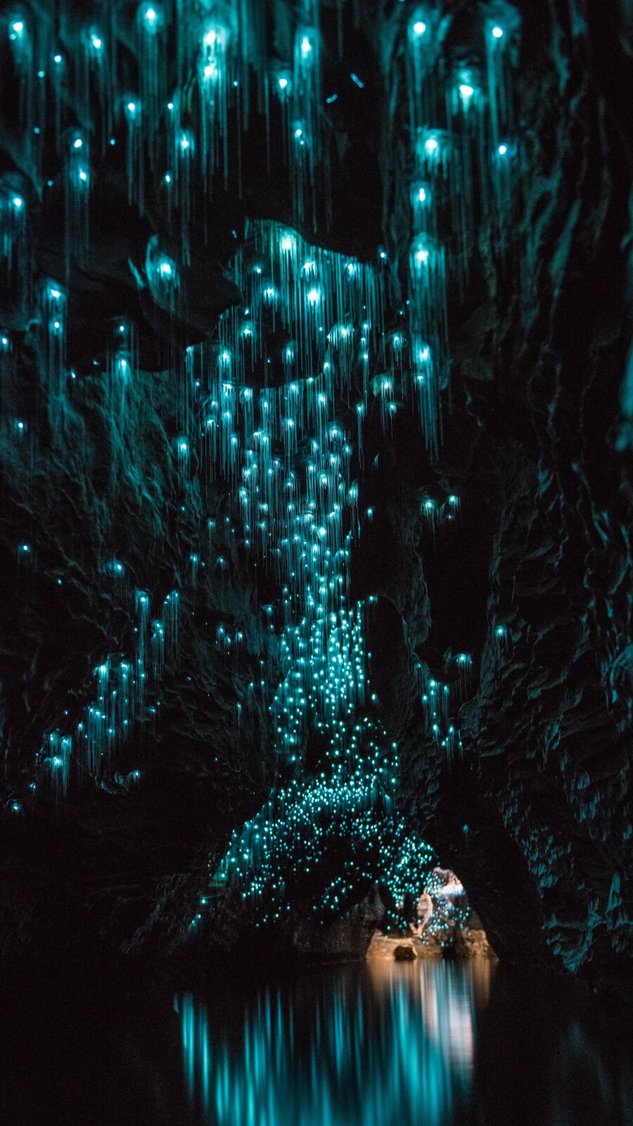 glowing cave