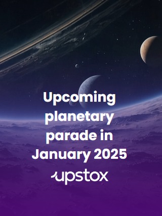 Upcoming planetary parade in January 2025